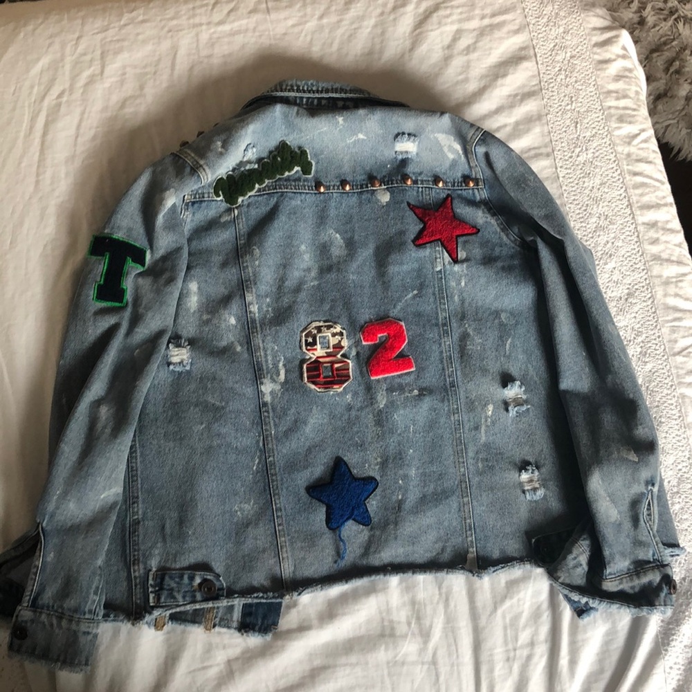 Distressed Jean Jacket - Picture 2 of 4